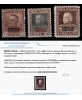 COLONIE ITALIANE - 1928 - SOMALIA, PARMEGGIANI, la serie COMPLETA di 3 francobolli NUOVI con certificato