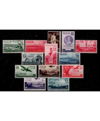 REGNO D'ITALIA - 1936 - ORAZIO, la serie COMPLETA con certificato