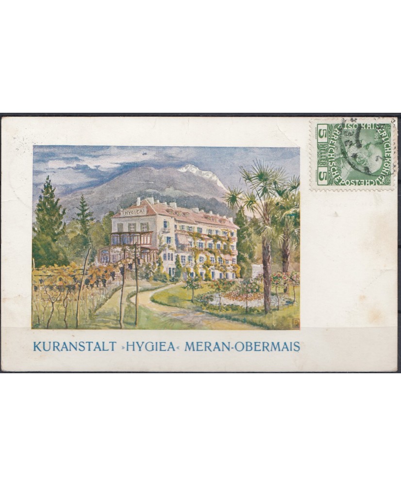 1910 Merano - kuranstalt / sanatorio