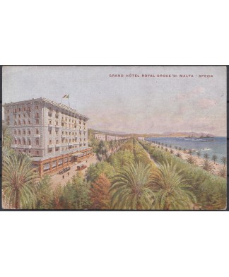 1933 La Spezia (Liguria) Hotel Royal Croce di Malta usata