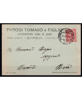 1917 cartolina Strevi –...