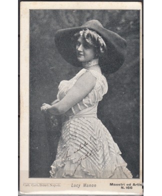 1903 cartolina L. Manon e Ambulante Rocchetta - Avezzano