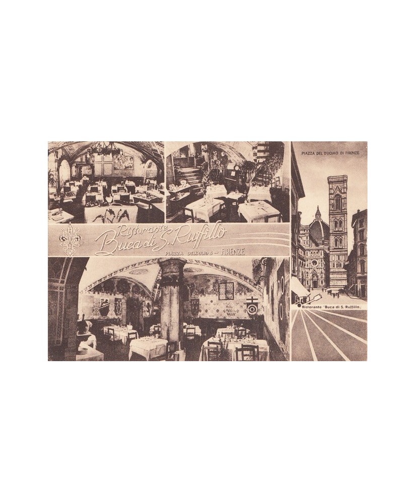 Cartolina 1952 ristorante Buca S. Ruffillo