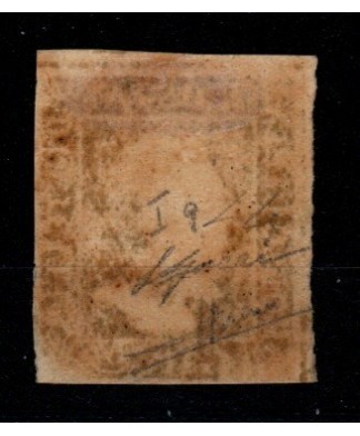 SICILIA - 1859 grana 2 I tavola con stampa oleosa e testa d’avorio