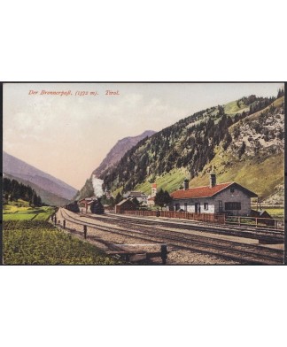 1921 Der Brennerpass-Tirol - Linea ferroviaria