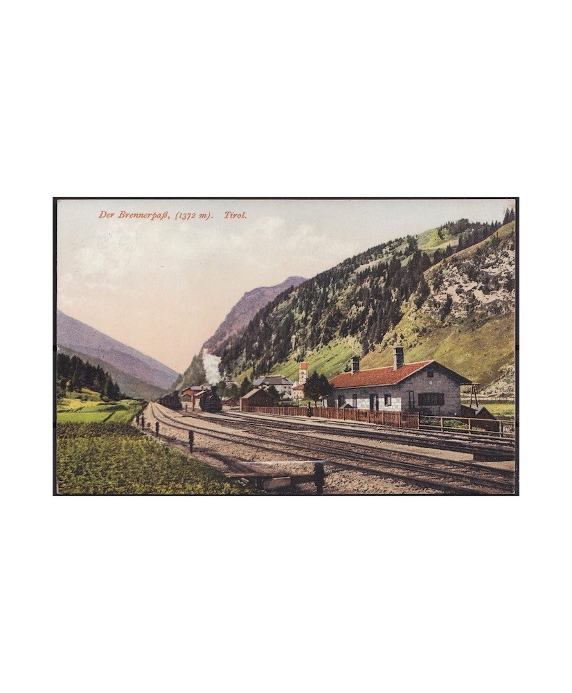 1921 Der Brennerpass-Tirol - Linea ferroviaria