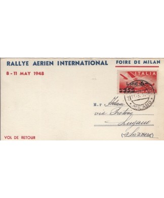 1948 Rallye Arien International collegamento Milano-Lugano