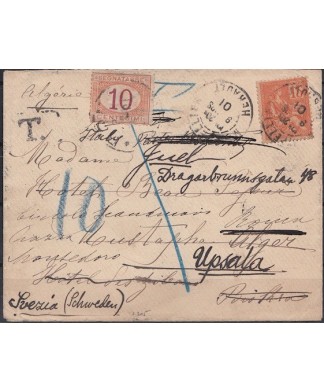 1901 lettera da Francia in...