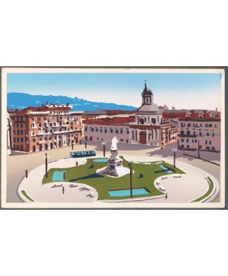 Anni ’20 / 30 Torino - 3 cartoline dipinte ad acquarello nuove