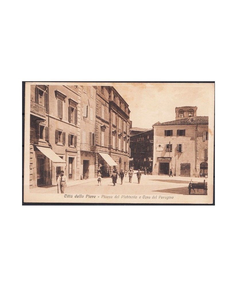 1933 Città della Pieve (Perugia) - Cartolina usata