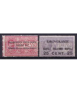 1917 esperimento aerea Torino-Roma + idrovolante Napoli-Palermo