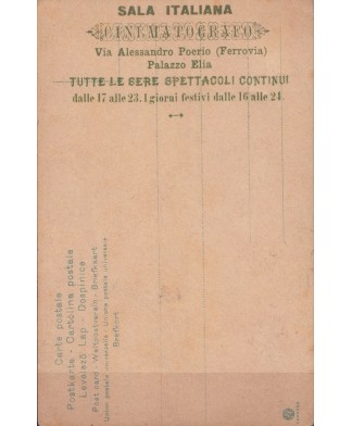 1901 umoristica pubblicità cinematografo