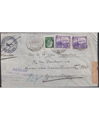 1940 Retour Postverkehr...
