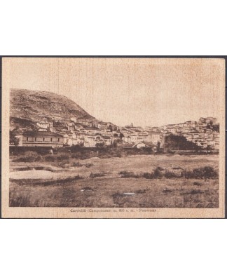 1938 Carovilli (Campobasso), cartolina annullo Ambulante Sulmona Caianello