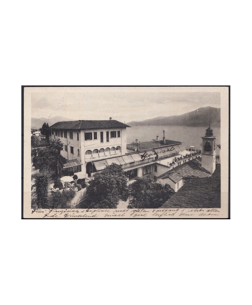 1934 Ghiffa (Lago Maggiore) casa di cure L. Rovetta, cartolina usata