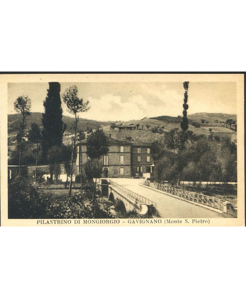 Cartolina foto di Pilastrino Mongiorgio - Gavignano Monte S. Pietro (Bologna)