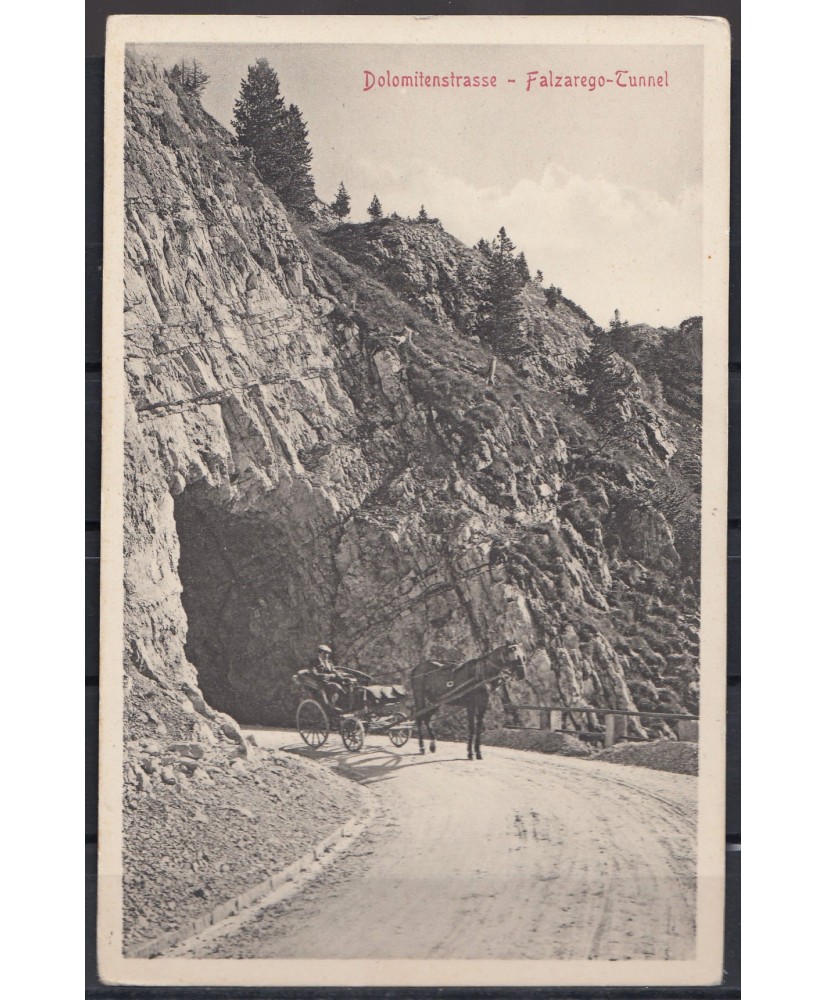 1910ca Dolomiti Falzarego tunnel (Bolzano)